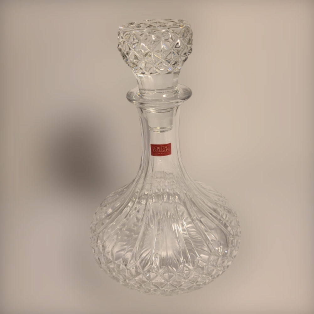 NWOT Cristal D'Arques Longchamp Decanter